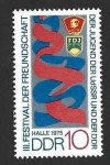 Stamps Germany -  1644 - III Festival de la Amistad de Rusia y Jóvenes Alemanes (DDR)