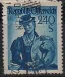 Stamps Austria -  Indumentaria d' Mujer: Kitzbuhel