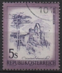 Stamps Austria -  Ciudades d' Austria: Castillo Aggstein