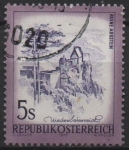 Stamps Austria -  Ciudades d' Austria: Castillo Aggstein