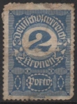 Stamps Austria -  Cifras