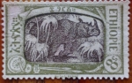 Stamps : Africa : Ethiopia :  rinoceronte