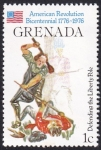 Stamps : America : Grenada :  Bi-Centenario de la Revolución Americana