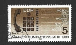 Stamps Germany -  2319 - Año Mundial de las Comunicaciones (DDR)