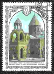 Sellos de Europa - Rusia -  Arquitectura armenia.Catedral de Echmiadzin