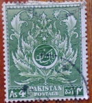 Stamps Pakistan -  escudo