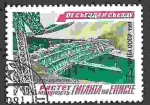 Stamps Russia -  Proyectos de Construcción del 10º Plan Quinquenal. Central eléctrica del río Yenisei (presa)