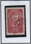 Stamps Austria -  Alegoria d' l' Republica
