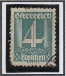 Stamps Austria -  Cifras