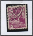 Stamps Austria -  Trajes Tipicos: Carintia