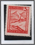 Stamps Austria -  Lermoos