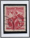Stamps Austria -  Indumentaria d' Mujer: Salzburg
