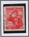 Stamps Austria -  Indumentaria d' Mujer: Carintia
