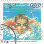 Stamps Brazil -  Centenario Juegos Olímpicos
