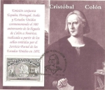 Sellos del Mundo : Europe : Spain : colon y el descubrimiento, Cristobal Colon