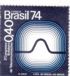 Stamps Brazil -  3º Congreso Brasileño de Telecomunicaciones