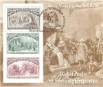 Stamps : Europe : Spain :  colon y el descubrimiento, relatando el descubrimiento