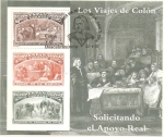 Stamps : Europe : Spain :  colon y el descubrimiento, solicitando el apoyo real