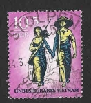 Stamps Germany -  B151 - Soldados Vietnamitas (DDR)