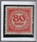 Stamps Austria -  Cifras