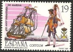 Stamps Spain -  2885 - 450 anivº del Cuerpo de Infantería de Marina