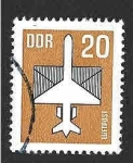 Stamps Germany -  C10 - Avión (DDR)