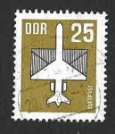 Sellos de Europa - Alemania -  C11 - Avión (DDR)