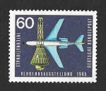 Sellos de Europa - Alemania -  924 - X Aniversario de la Reapertura del Servicio Aéreo de Lufthansa