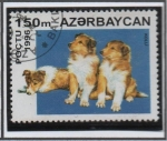 Stamps Azerbaijan -  Perros: Collie