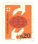 Sellos de Europa - Yugoslavia -  Cruz roja