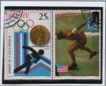 Stamps Belize -  Juegos Olimpicos d' Invierno: Patinaje d' Velocidad