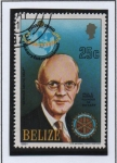 Stamps Belize -  Paul P. Harris Founder 