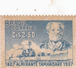 Sellos de America - Brasil -  Almirante Tamandare