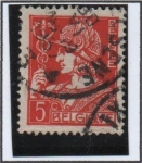 Stamps Belgium -  Mercury