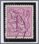 Stamps Belgium -  León con Cifras