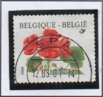 Stamps Belgium -  Geranio