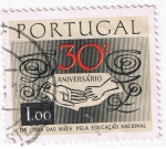Stamps : Europe : Portugal :  30 aniversario daa obra das maes pela educaçao nacional