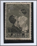 Stamps Belgium -  Reina Astrid