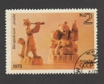 Stamps Russia -  Esculturas de mmadera Borodskaia