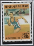Sellos de Africa - Benin -  Olimpiadas'96: Sato d' Longitud
