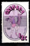 Stamps : America : Grenada :  Juegos Olímpicos de Montreal (Canadá 1976).