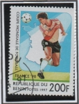 Sellos de Africa - Benin -  Copa d' Mundo Francia'96