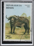 Sellos de Africa - Benin -  Animales Salvajes: Cyncerus Caffer