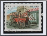 Stamps Benin -  Lucha comtra incendios: Veteran 1850