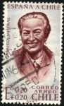 Stamps America - Chile -  España a Chile. Gabriela Mistral.