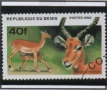 Stamps Benin -  Aepyceros melapus