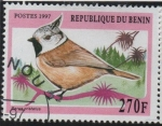 Stamps Benin -  Parus Cristatus