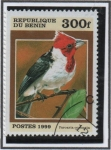 Stamps Benin -  Paroaria coronata