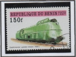 Stamps Benin -  Locomotoras: Experimental high
