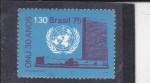 Sellos de America - Brasil -  ONU 30 aniversario 